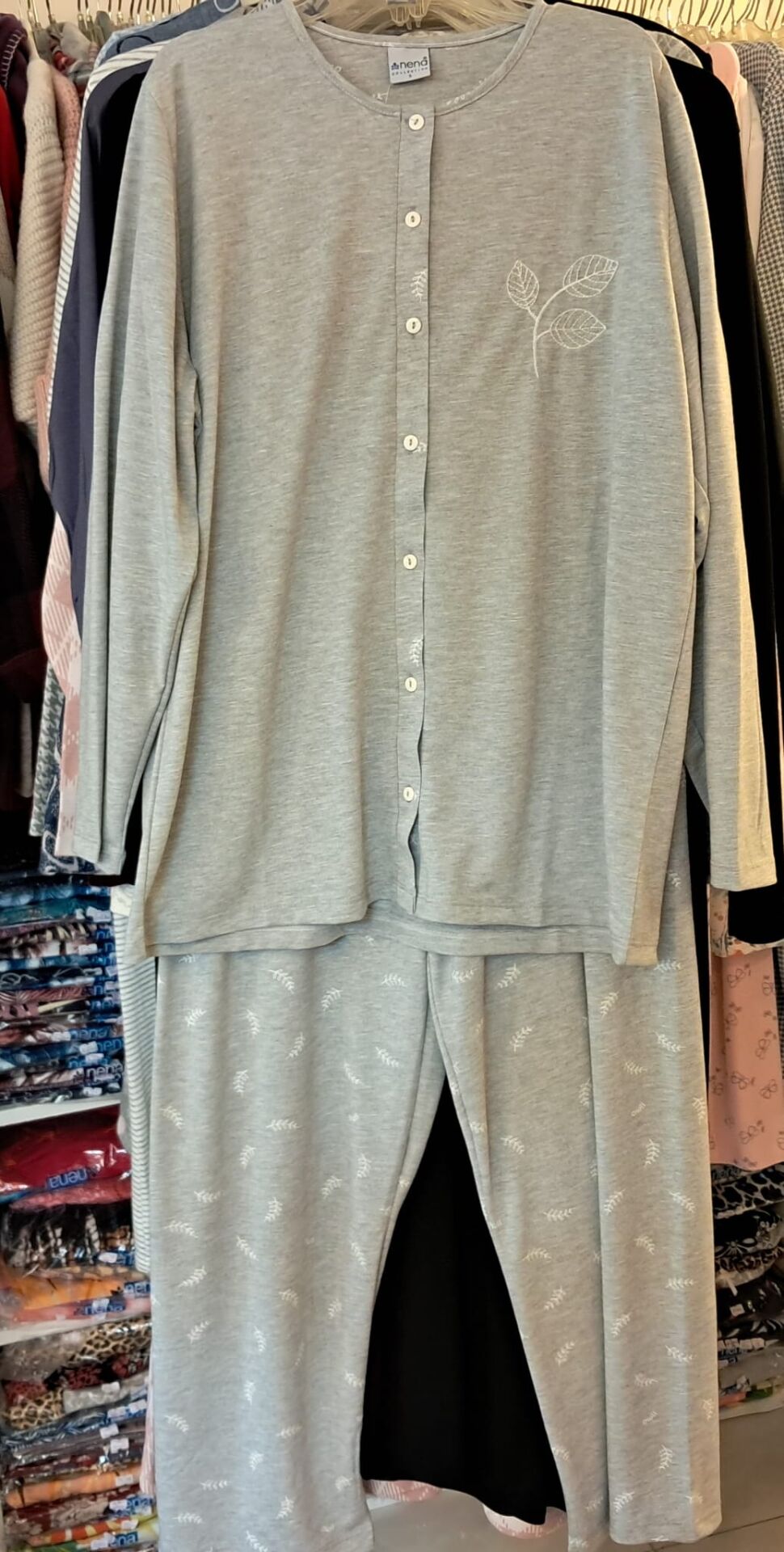 Nena Pamuklu Önden Düğmeli Pijama