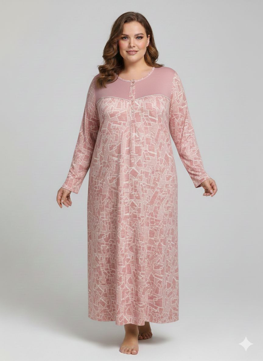 Nena Battal Büyük Beden Gecelik