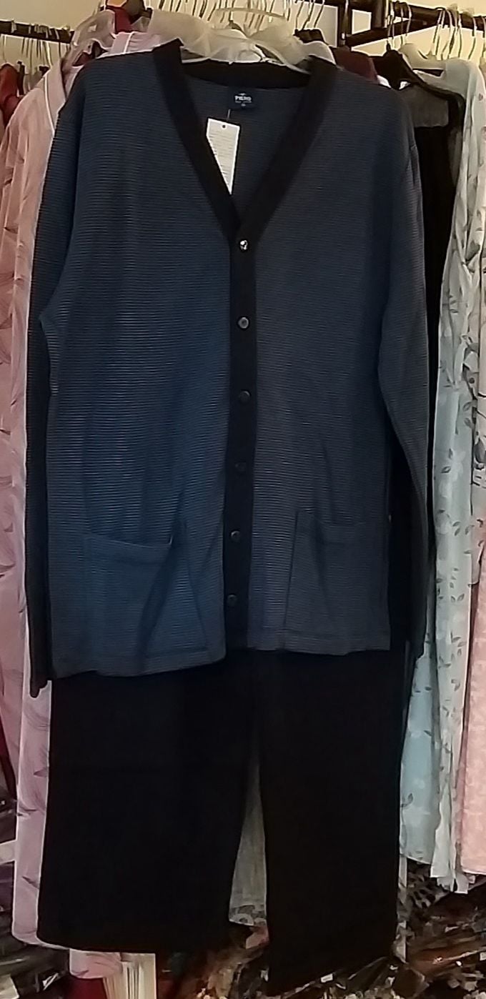Nena Erkek (PİERO) Pamuklu Önden Düğmeli Erkek Pijama