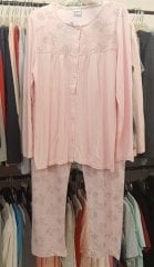 NENA NP 215 Önden Düğmeli Pamuklu Pijama