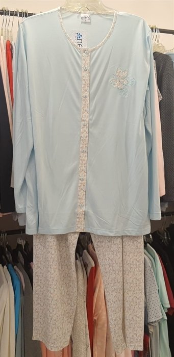 NENA NP 213 Önden Düğmeli Pamuklu Pijama