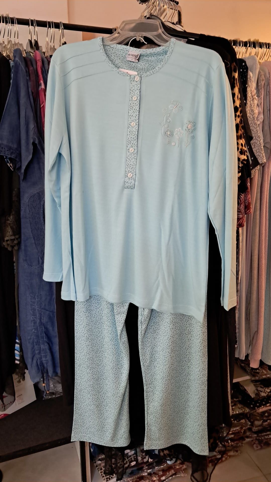 Nena jenna orta kalın pamuklu pijama