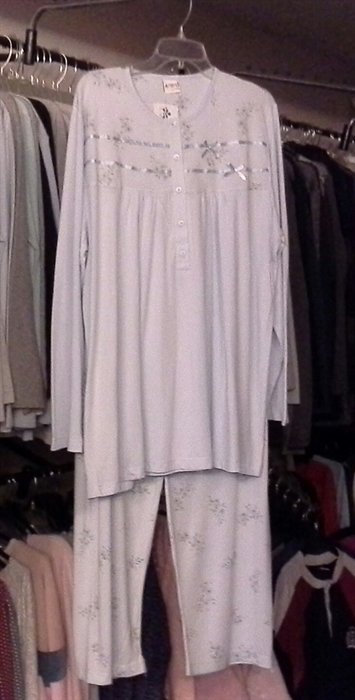 Nena NP342 %100 Pamuklu İnce Kumaş Pijama