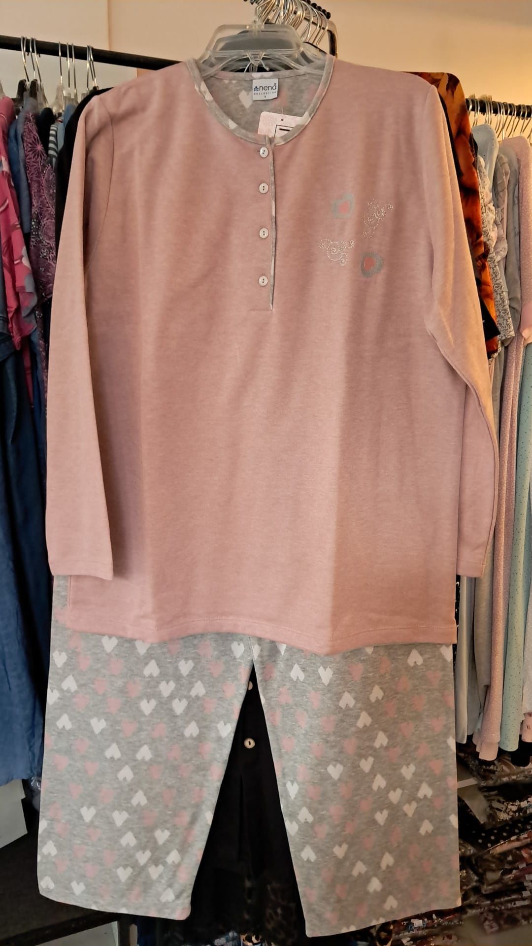 Nena Rosie pamuklu kalın pijama