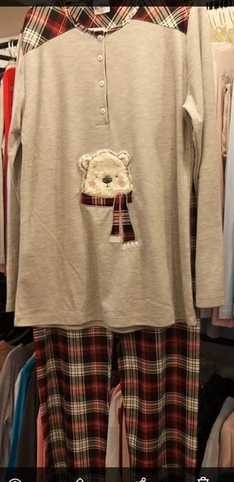 NENA NP 224 %100 Pamuklu Pijama Ev Kıyafeti Pijama
