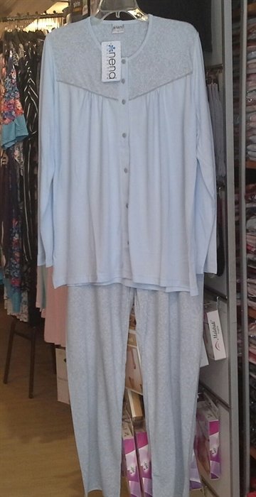 NENA NP204 Pamuklu Önden Düğmeli Pijama