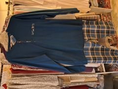 KLY MİDİ YAKA POPLİN PANTOLON PİJAMA