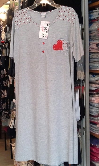 Nena NG208 Kısa Kol Gecelik