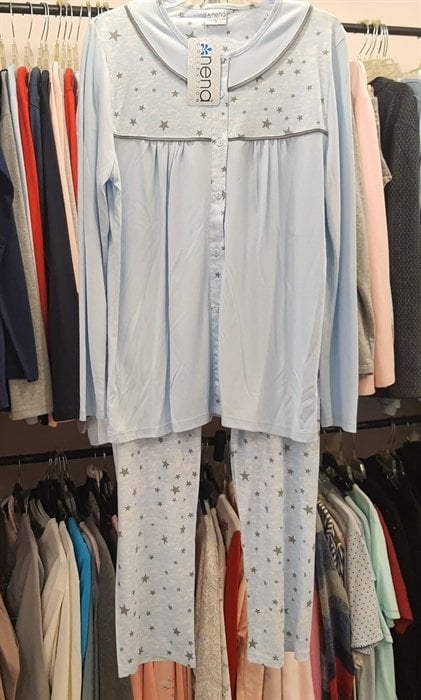 NENA NP 219 Önden Düğmeli Pamuklu Pijama
