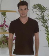 Malabadi 085 Yaz Serinliği İnce Biye V Yaka Modal Body