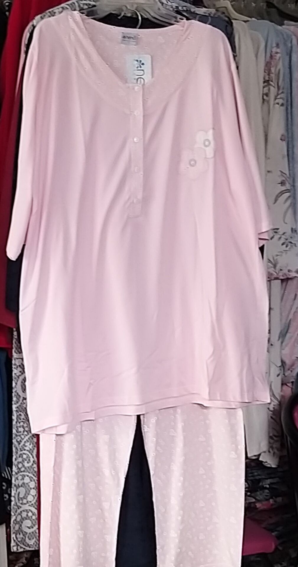 Nena Battal Büyük Beden Kısa Kol Pijama